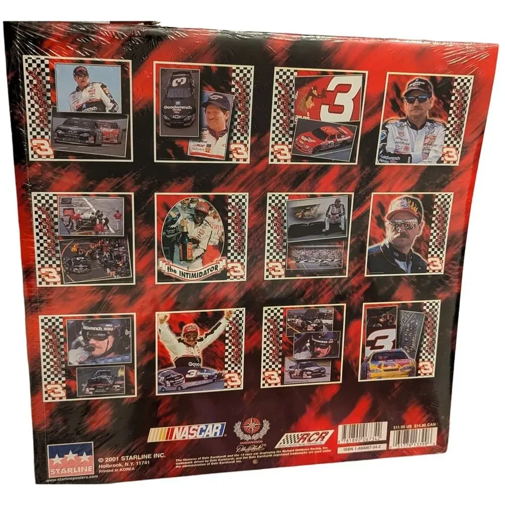 2002 Dale Earnhardt 16 Month Calendar Sealed